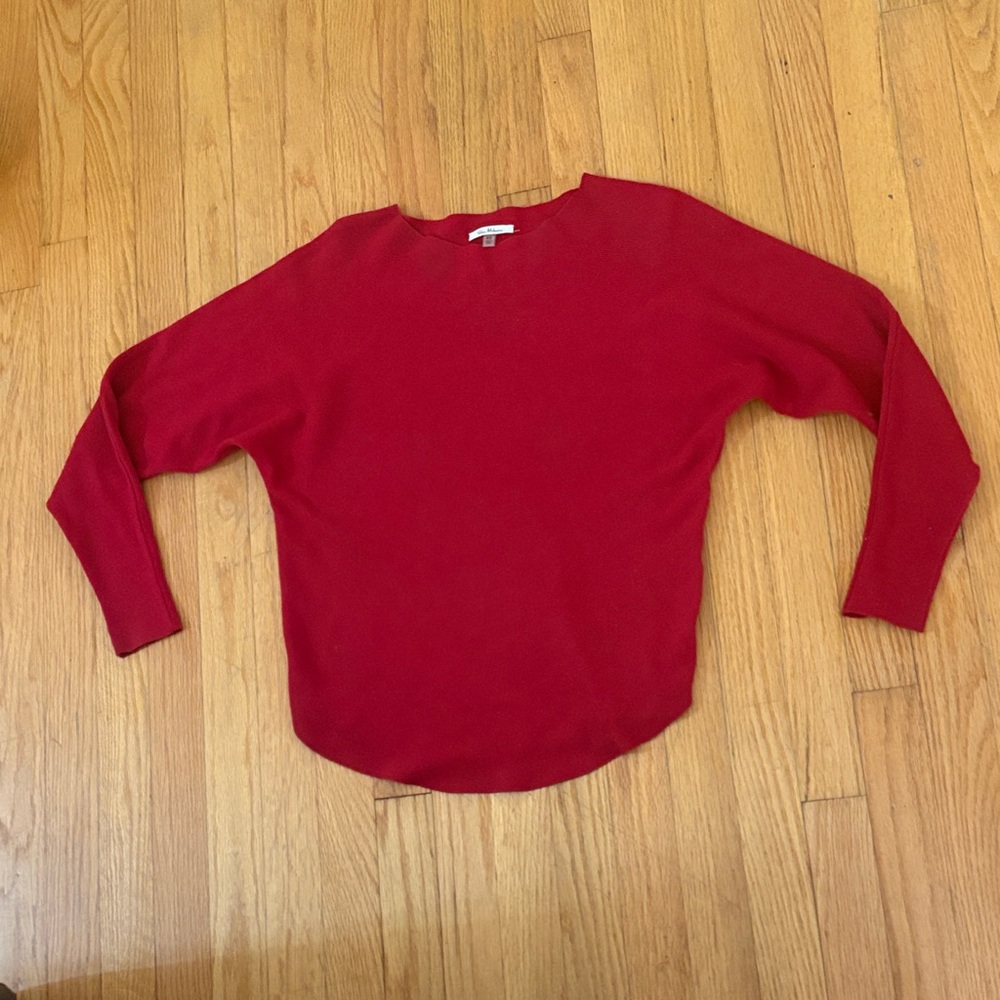 Classic Red Crew Neck Sweater